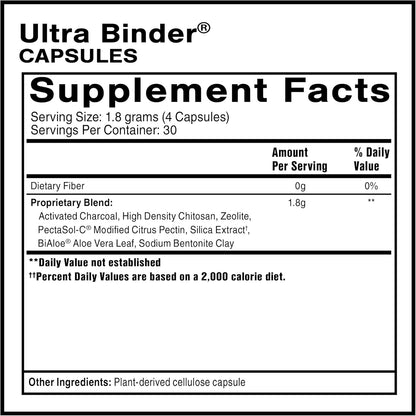Ultra Binder - Flush Heavy Metals, Plastics & Toxins