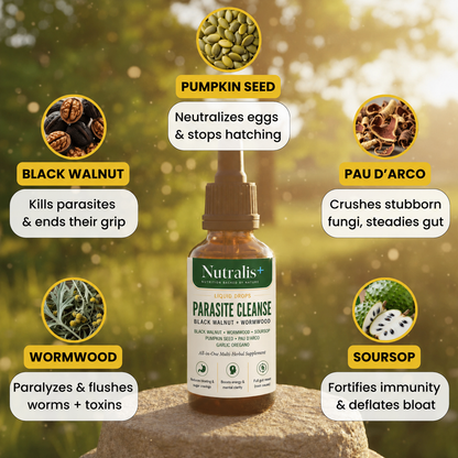 Black Walnut Wormwood Parasite Cleanse