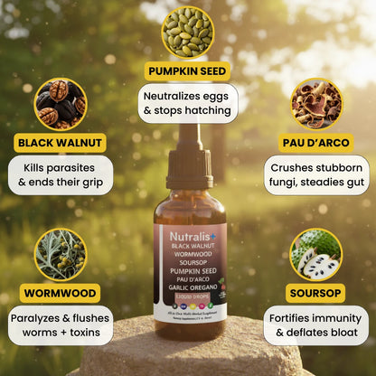 Black Walnut Wormwood Parasite Cleanse